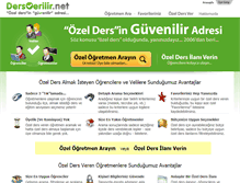 Tablet Screenshot of dersverilir.net